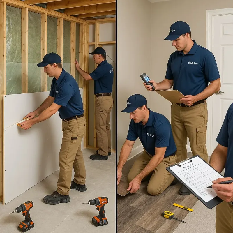 Repairs and Reconstruction process in Lawrence, NY